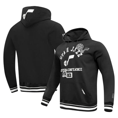 Utah Jazz Pro Standard Area Code Pullover Hoodie - Black shop