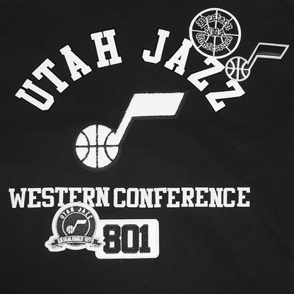 Utah Jazz Pro Standard Area Code Pullover Hoodie - Black shop