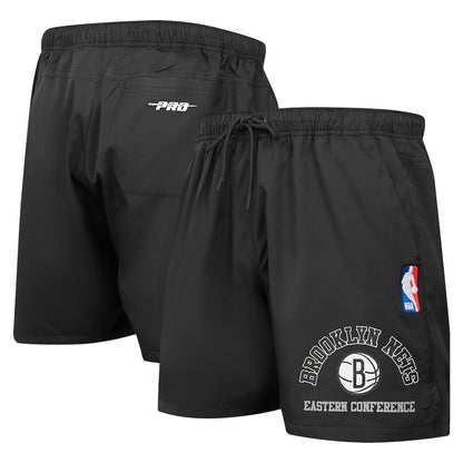 Brooklyn Nets Pro Standard Area Code Shorts - Black for sale