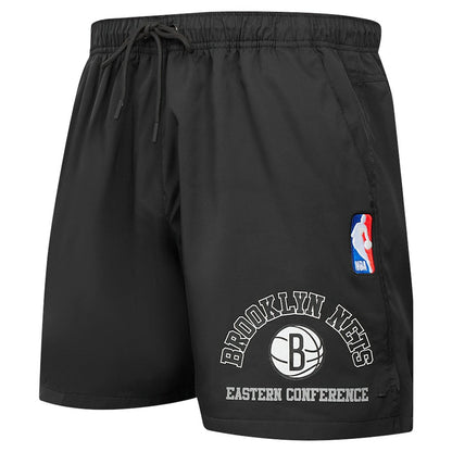 Brooklyn Nets Pro Standard Area Code Shorts - Black for sale