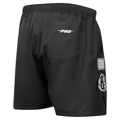 Brooklyn Nets Pro Standard Area Code Shorts - Black for sale
