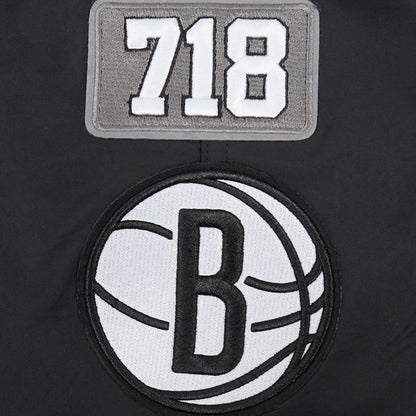 Brooklyn Nets Pro Standard Area Code Shorts - Black for sale
