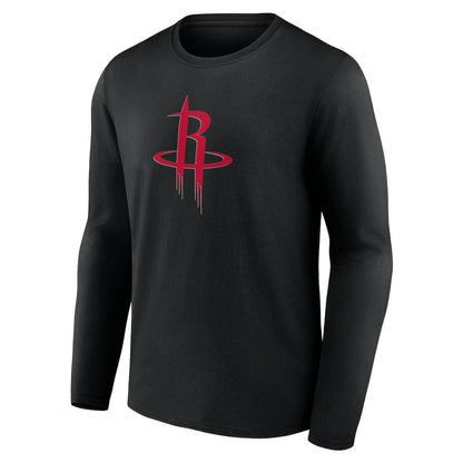Houston Rockets Primary Logo Long Sleeve T-Shirt - Black online