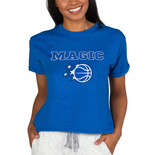 Orlando Magic Concepts Sport NBA Women's Concepts Mainstream Terry SS Top - Royal outlet