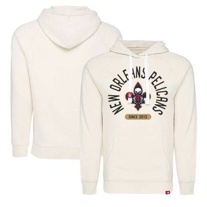 New Orleans Pelicans Sportiqe Unisex Olsen Raglan Tri-Blend Pullover Hoodie - Cream shop