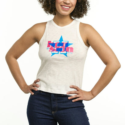 Houston Astros Lusso Women's Lourdes Tank Top - White