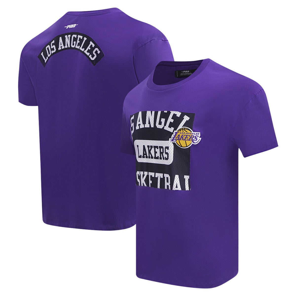 Los Angeles Lakers Pro Standard Made To Play Drop Shoulder T-Shirt - Purple on sale