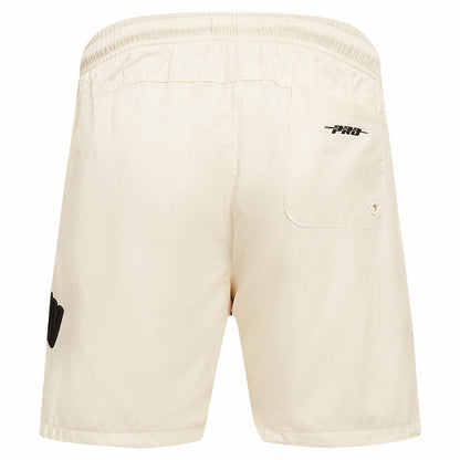 Brooklyn Nets Pro Standard Triple Tonal Woven Shorts - Cream discount
