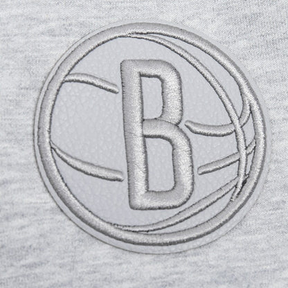 Brooklyn Nets Pro Standard Women's Triple Tonal Full-Zip Hoodie - Heather Gray for sale