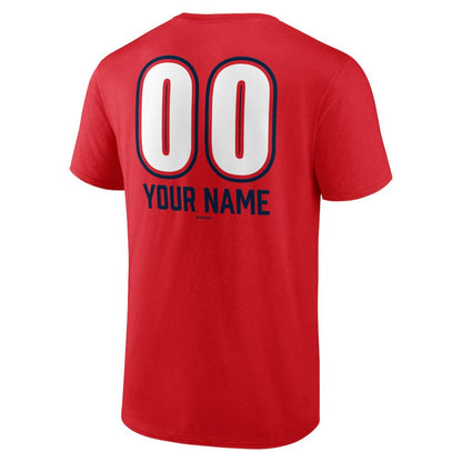 St. Louis Cardinals Personalized Name & Number Fastball T-Shirt - Red