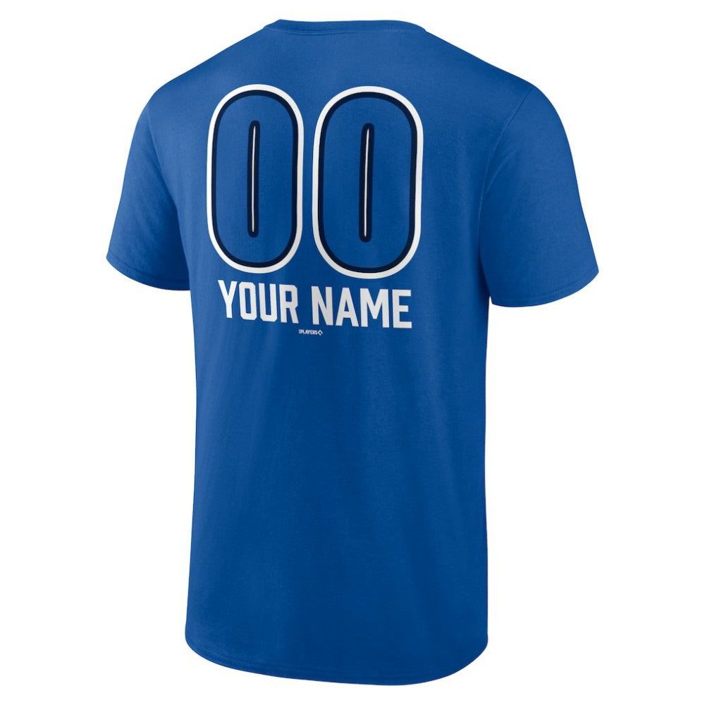 Toronto Blue Jays Personalized Name & Number Fastball T-Shirt - Royal