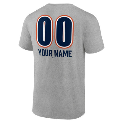 Houston Astros Personalized Name & Number Fastball T-Shirt - Heather Gray
