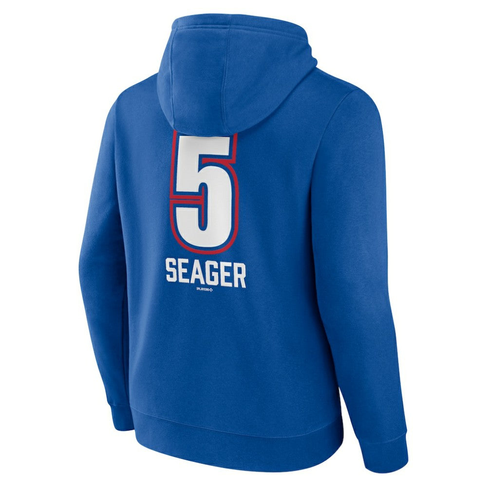 Corey Seager Texas Rangers Fastball Player Name & Number Pullover Hoodie - Royal