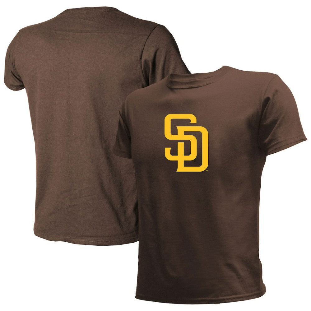San Diego Padres Stitches Youth Team Logo T-Shirt - Brown