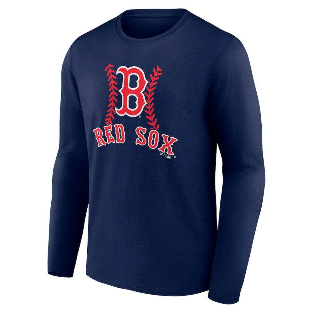 Masataka Yoshida Boston Red Sox Fastball Player Name & Number Long Sleeve T-Shirt - Navy