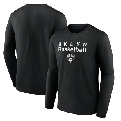 Brooklyn Nets Pick & Roll Coverage Long Sleeve T-Shirt - Black online