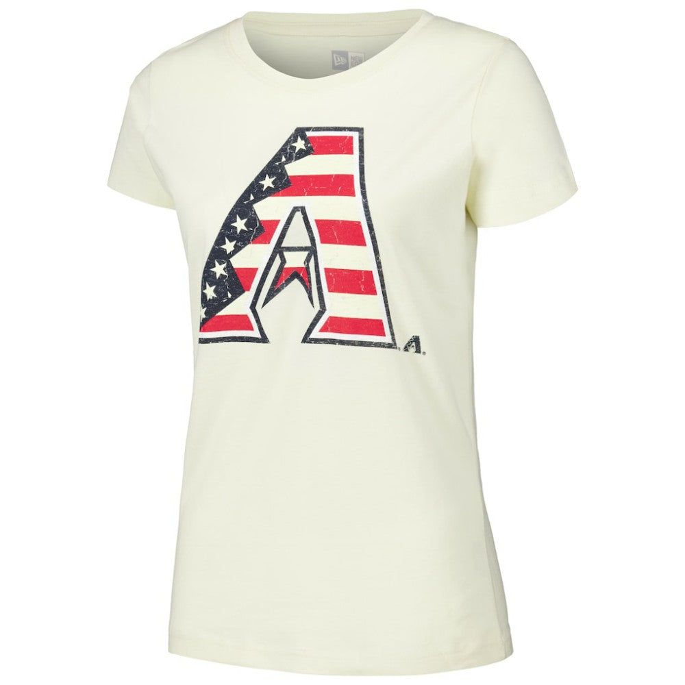 Arizona Diamondbacks Women's Vintage T-Shirt - Cream | New Era