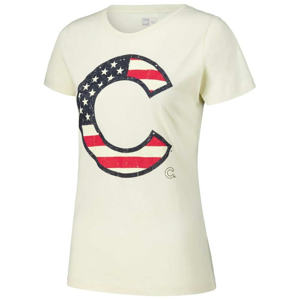 Chicago Cubs Women's Vintage T-Shirt - Cream | New Era
