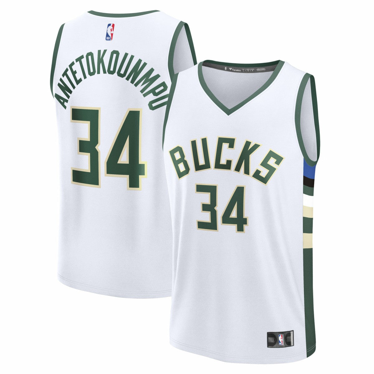 Giannis Antetokounmpo Milwaukee Bucks Fast Break Replica Player Jersey - Association Edition - White | Fanatics online