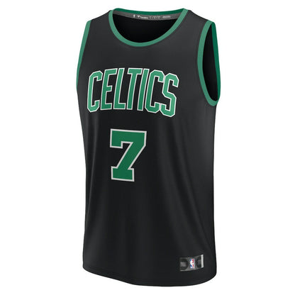 Jaylen Brown Boston Celtics Fast Break Replica Player Jersey - Statement Edition - Black | Fanatics on sale