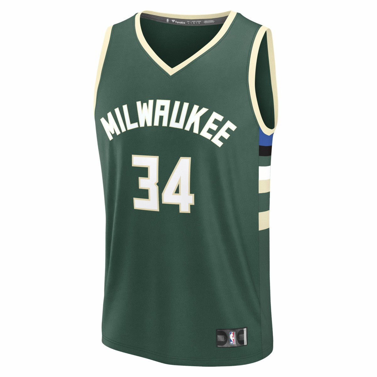 Giannis Antetokounmpo Milwaukee Bucks Youth Fast Break Replica Player Jersey - Icon Edition - Hunter Green | Fanatics shop