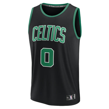 Jayson Tatum Boston Celtics Youth Fast Break Replica Player Jersey - Statement Edition - Black | Fanatics shop