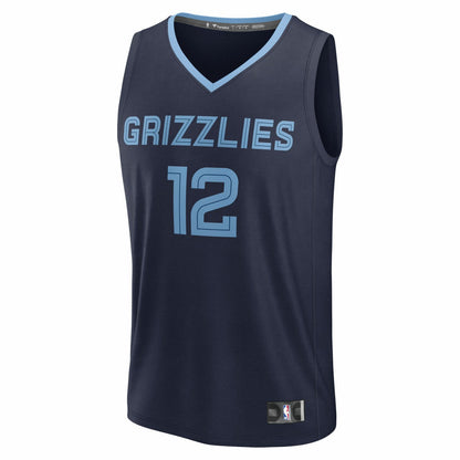 Ja Morant Memphis Grizzlies Youth Fast Break Replica Player Jersey - Icon Edition - Navy | Fanatics shop