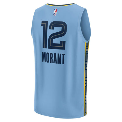Ja Morant Memphis Grizzlies Youth Fast Break Replica Player Jersey - Statement Edition - Light Blue | Fanatics outlet