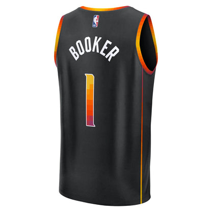 Devin Booker Phoenix Suns Youth Fast Break Replica Player Jersey - Statement Edition - Black | Fanatics cheap