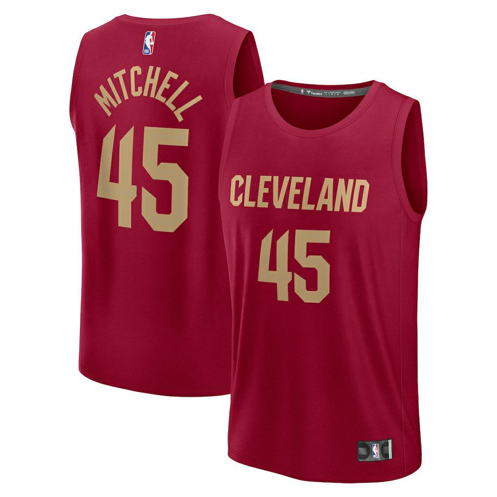 Donovan Mitchell Cleveland Cavaliers Youth Fast Break Replica Player Jersey sale - Icon Editi- Wine | Fanatics discount