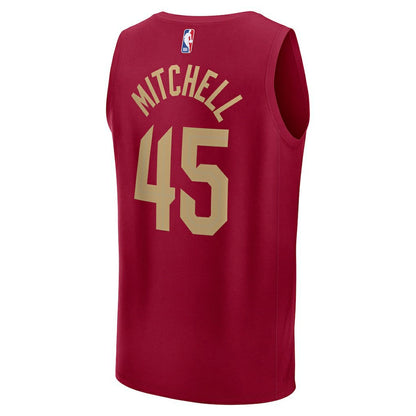 Donovan Mitchell Cleveland Cavaliers Youth Fast Break Replica Player Jersey sale - Icon Editi- Wine | Fanatics discount