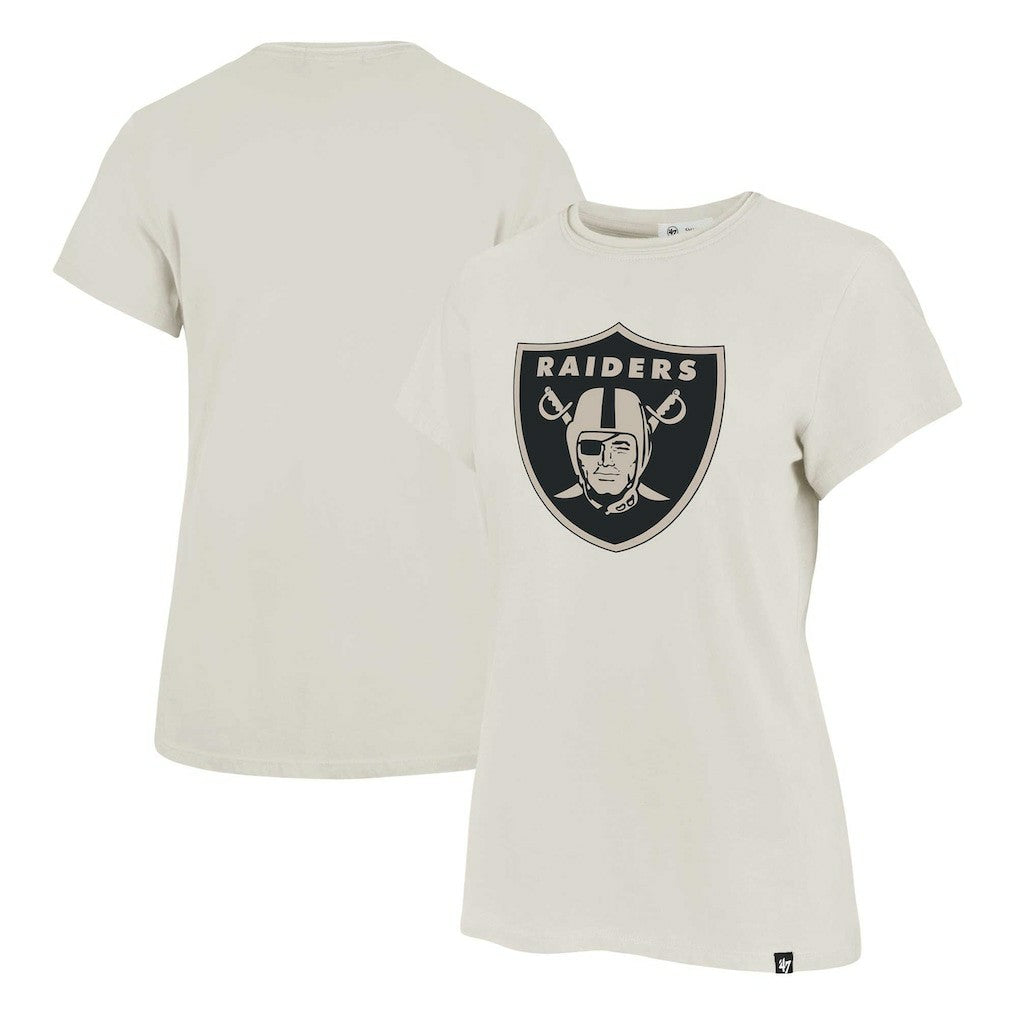 Las Vegas Raiders '47 Women's Panthera Frankie T-Shirt - Cream sale