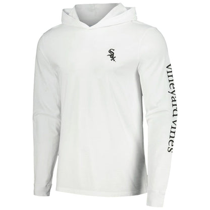 Chicago White Sox Vineyard Vines Long Sleeve Hoodie T-Shirt - White