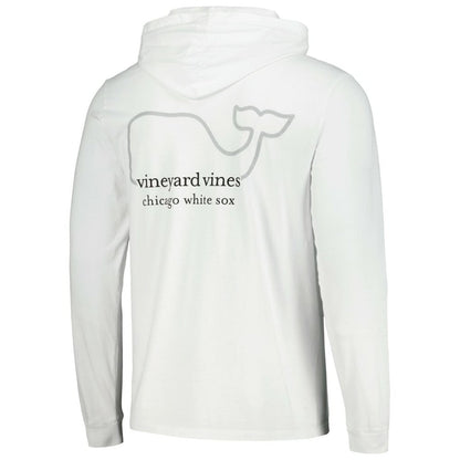 Chicago White Sox Vineyard Vines Long Sleeve Hoodie T-Shirt - White
