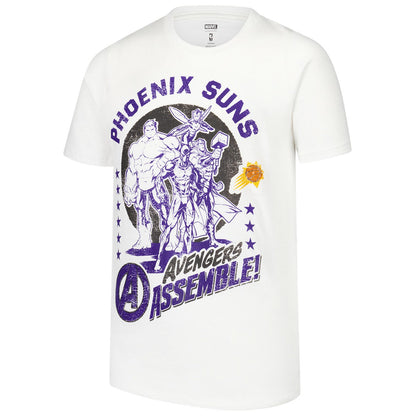 Phoenix Suns Youth NBA x Marvel Avengers Squad T-Shirt - White outlet