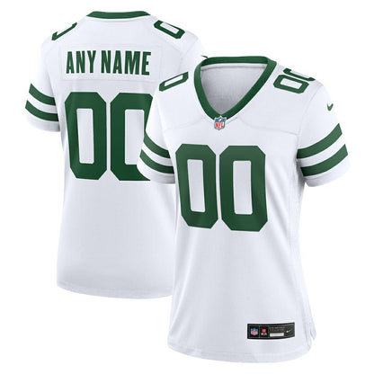 New York Jets Women's Custom Game Jersey - Legacy White | Nike on sale
