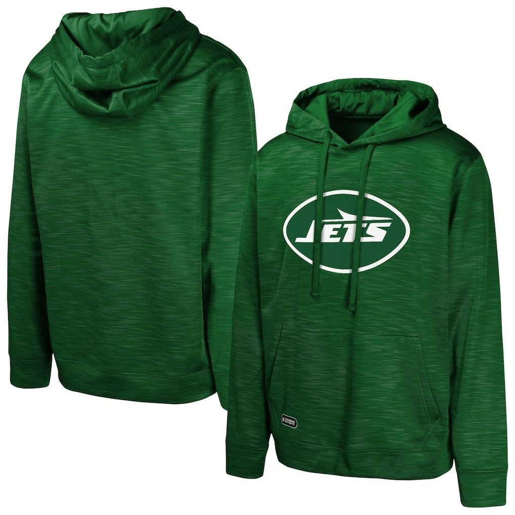 New York Jets Streak Fleece Pullover Hoodie - Green outlet