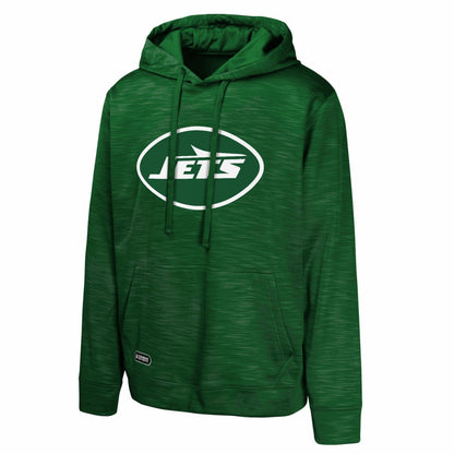 New York Jets Streak Fleece Pullover Hoodie - Green outlet