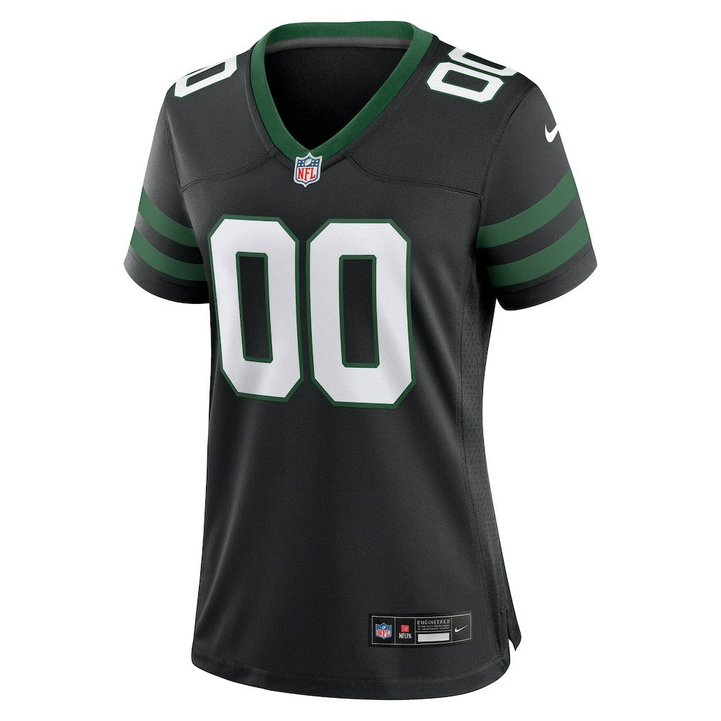 New York Jets Women's Alternate Custom Game Jersey - Legacy Black | Nike for sale