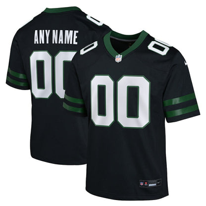 New York Jets Youth Alternate Custom Game Jersey - Black | Nike online