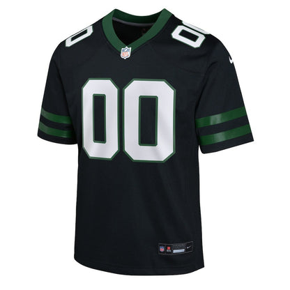 New York Jets Youth Alternate Custom Game Jersey - Black | Nike online