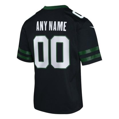 New York Jets Youth Alternate Custom Game Jersey - Black | Nike online