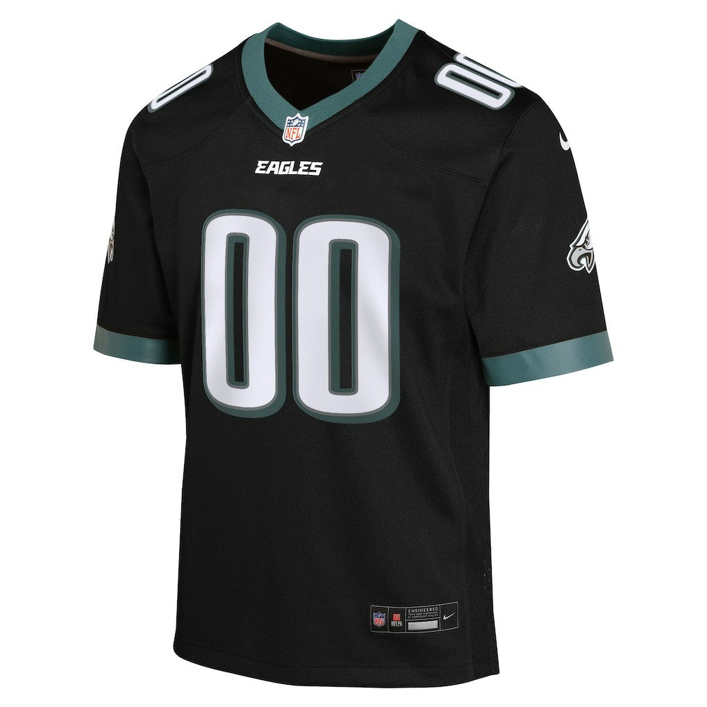 Philadelphia Eagles Youth Alternate Custom Game Jersey - Black | Nike outlet