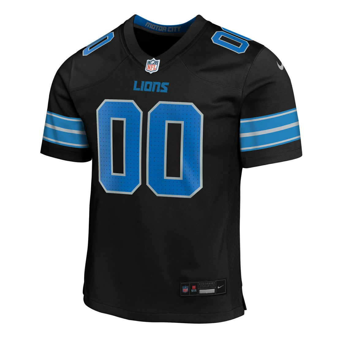 Detroit Lions Youth Alternate Custom Game Jersey - Black | Nike for sale