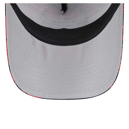 Chicago Bulls Tip Off A-Frame Trucker 9FORTY Adjustable Hat - Black/Red | New Era outlet