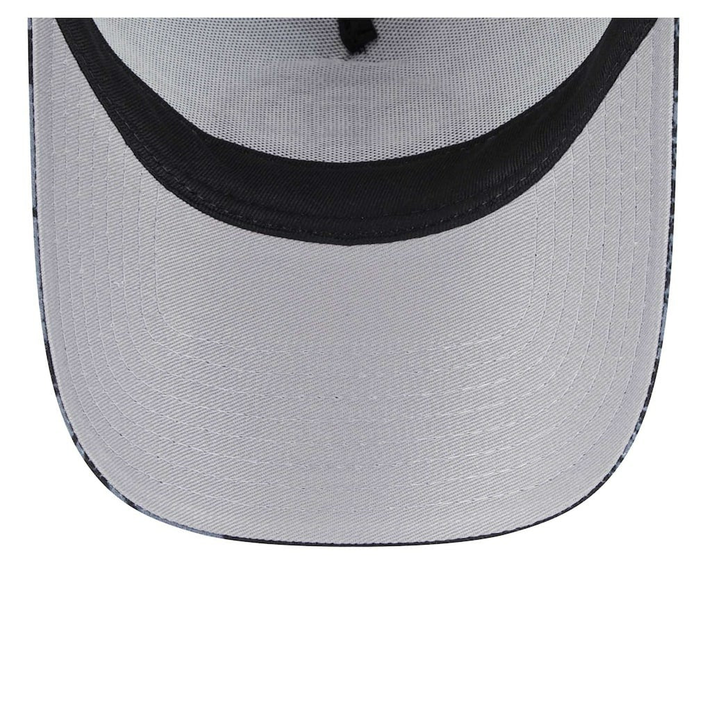 Brooklyn Nets Tip Off A-Frame Trucker 9FORTY Adjustable Hat - Black/Charcoal | New Era online