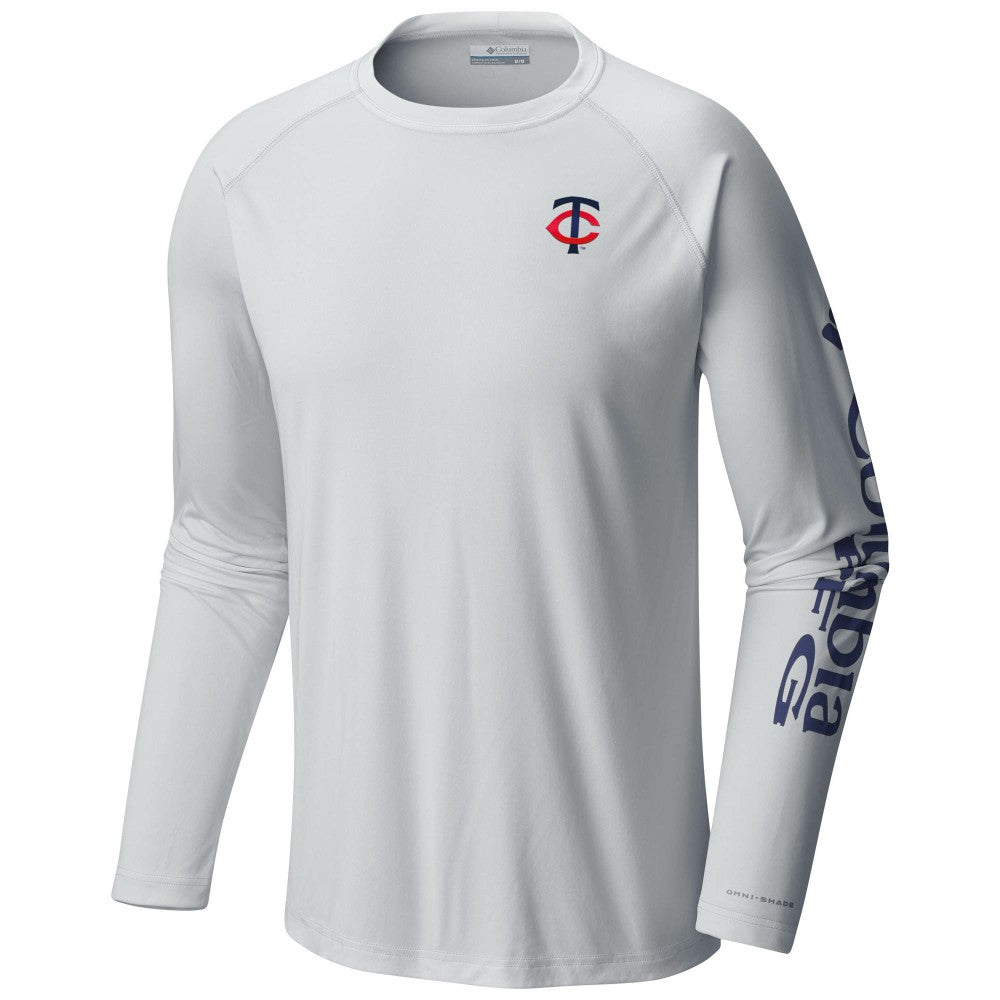 Minnesota Twins Terminal Tackle Long Sleeve T-Shirt - White | Columbia