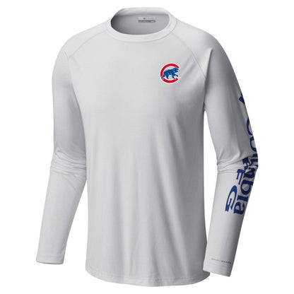 Chicago Cubs Terminal Tackle Long Sleeve T-Shirt - White | Columbia