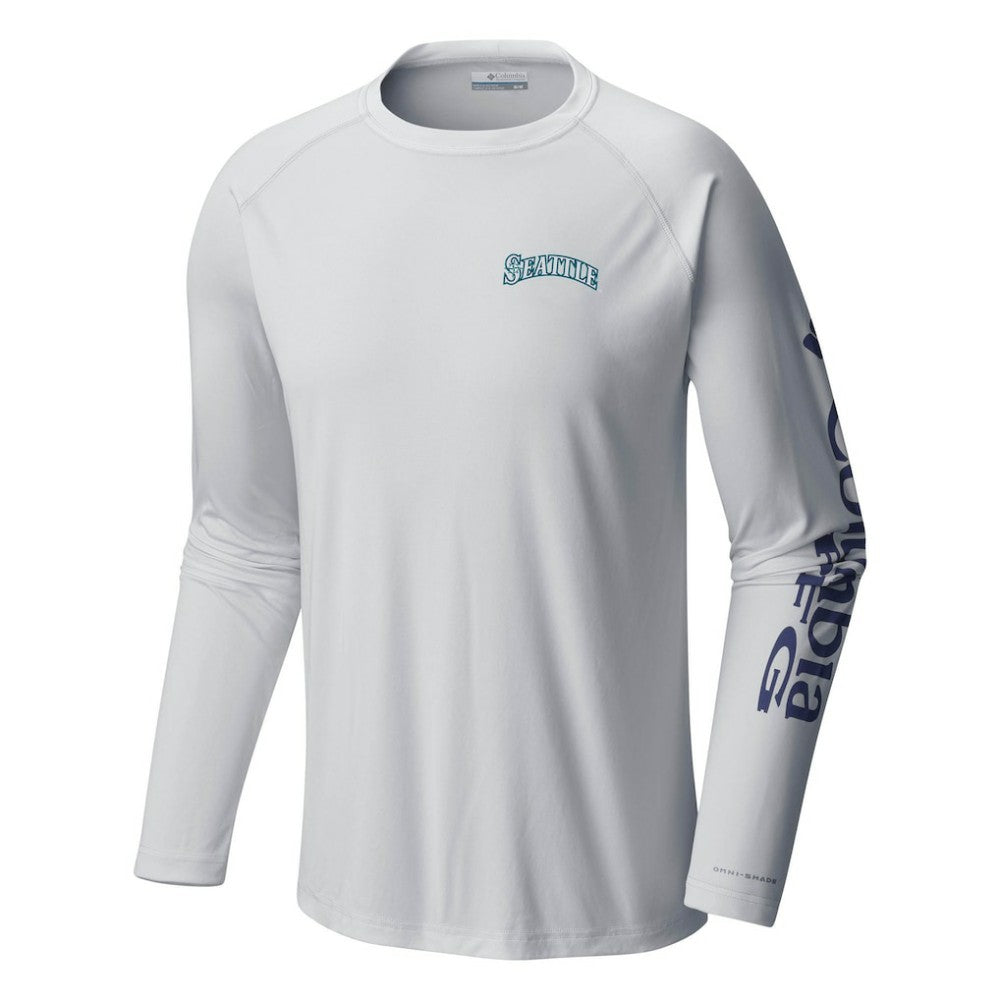 Seattle Mariners Terminal Tackle Long Sleeve T-Shirt - White | Columbia