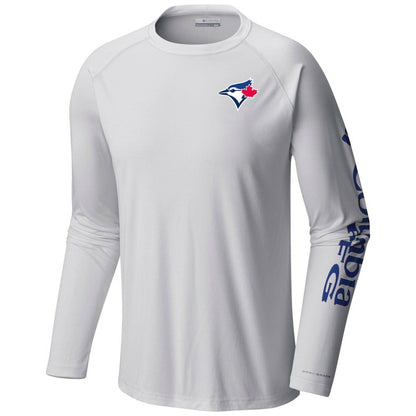 Toronto Blue Jays Terminal Tackle Long Sleeve T-Shirt - White | Columbia